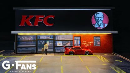 G-FANS 1/64 Diorama with LED Light KFC 710014
