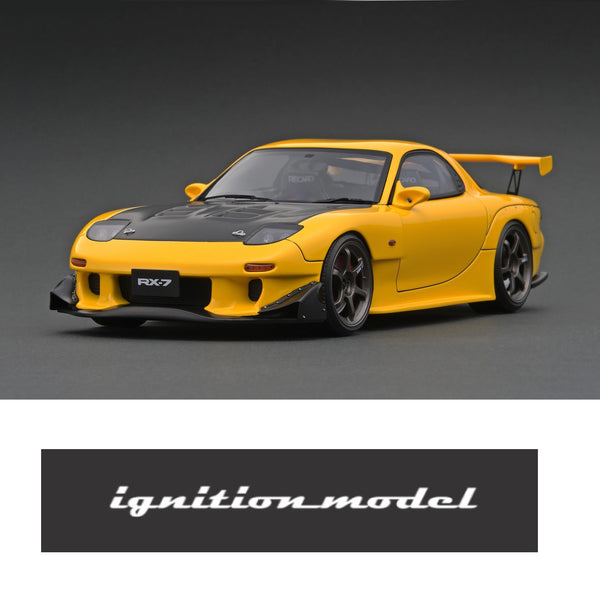 Ignition Model 1/18 Mazda RX-7 (FD3S) Yellow IG2228