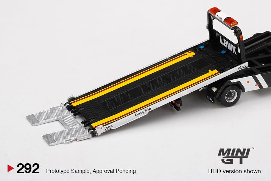 PREORDER MINI GT 1/64 Isuzu N-Series Vehicle Transporter LBWK Black RHD MGT00292-R (Approx. Release Date : NOV 2021 subject to manufacturer's final decision)