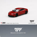 MINI GT 1/64 Porsche Taycan Turbo S Carmine Red LHD MGT00289-L