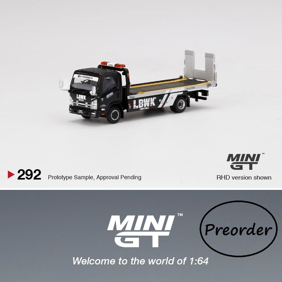 1/64 MINI GT 他 LBWK 10台セット Mini GT Isuzu N-Series Vehicle Transporter LBWK White 1 64