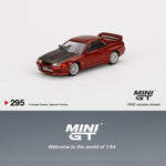 MINI GT 1/64 Nissan GT-R R32 Red Pearl w/ BBS LM Wheel RHD MGT00295-R