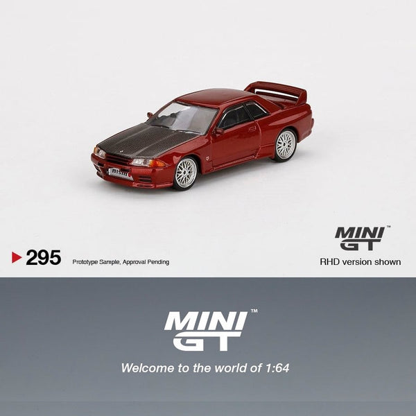 MINI GT 1/64 Nissan GT-R R32 Red Pearl w/ BBS LM Wheel RHD MGT00295-R
