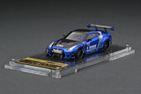 Ignition Model 1/64 HIGH-END RESIN MODEL LB-WORKS Nissan GT-R R35 type 2 Blue IG2368