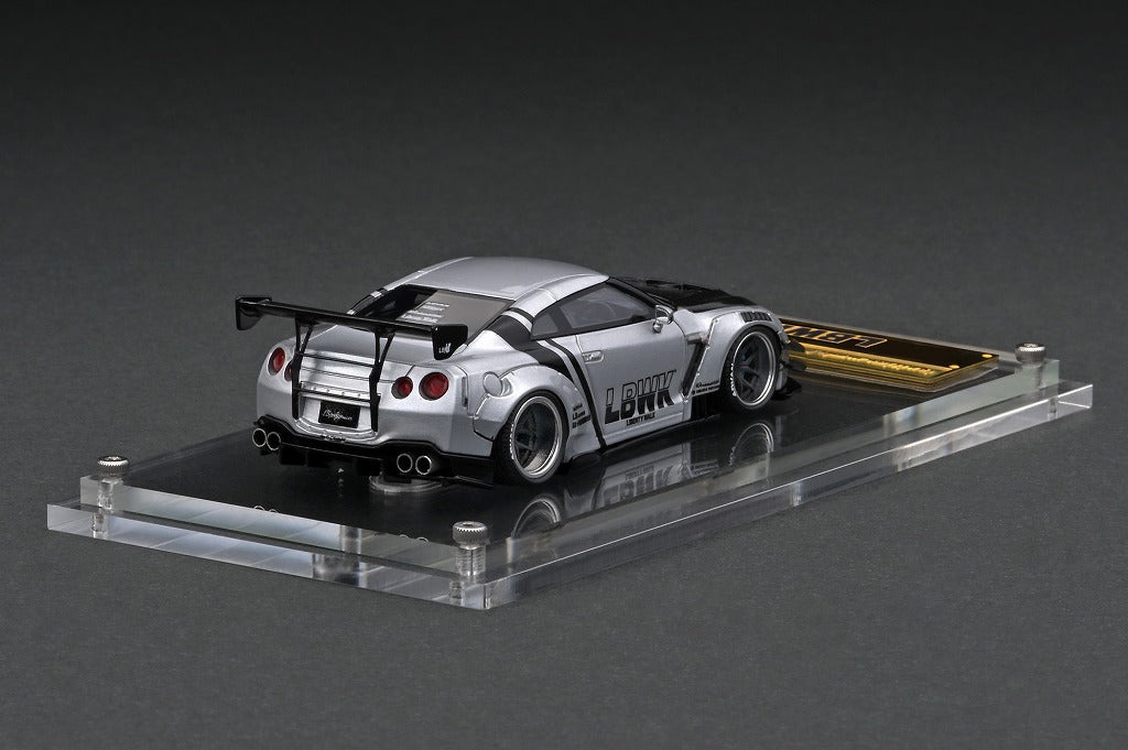 Ignition Model 1/64 HIGH-END RESIN MODEL LB-WORKS Nissan GT-R R35 type 2 Silver IG2369
