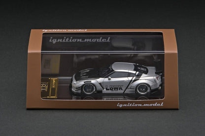 Ignition Model 1/64 HIGH-END RESIN MODEL LB-WORKS Nissan GT-R R35 type 2 Silver IG2369