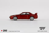 MINI GT 1/64 Nissan GT-R R32 Red Pearl w/ BBS LM Wheel RHD MGT00295-R