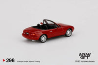 MINI GT 1/64 Eunos Roadster Classic Red RHD MGT00298-R