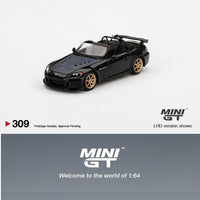 MINI GT 1/64 Honda S2000 (AP2) Mugen Berlina Black LHD MGT00309-L