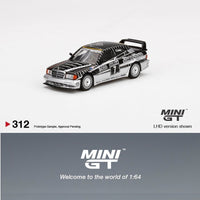 MINI GT 1/64 Mercedes-Benz 190E 2.5-16 Evolution II #7 AMG-Mercedes1990 DTM LHD MGT00312-L