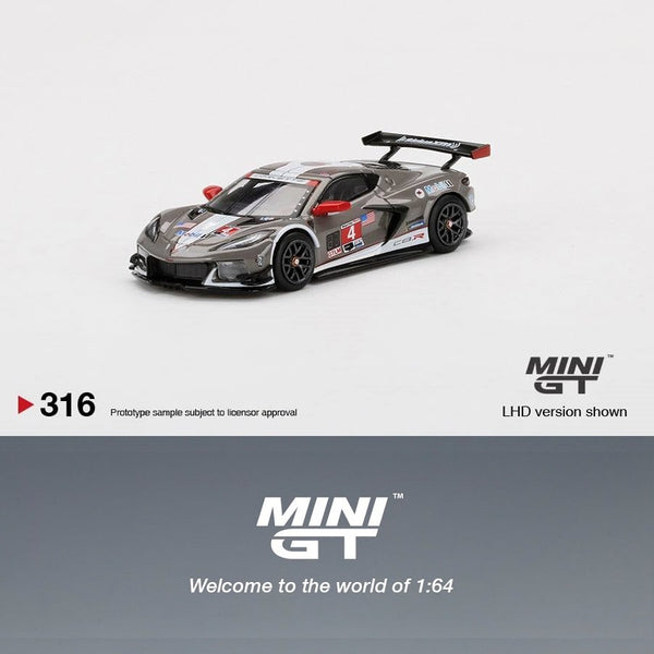 MINI GT 1/64 Chevrolet Corvette C8.R #4 Corvette Racing 2021 IMSA Sebring 12 Hrs LHD MGT00316-L