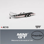 MINI GT 1/64 Car Hauler Trailer Type A Silver MGTAC15
