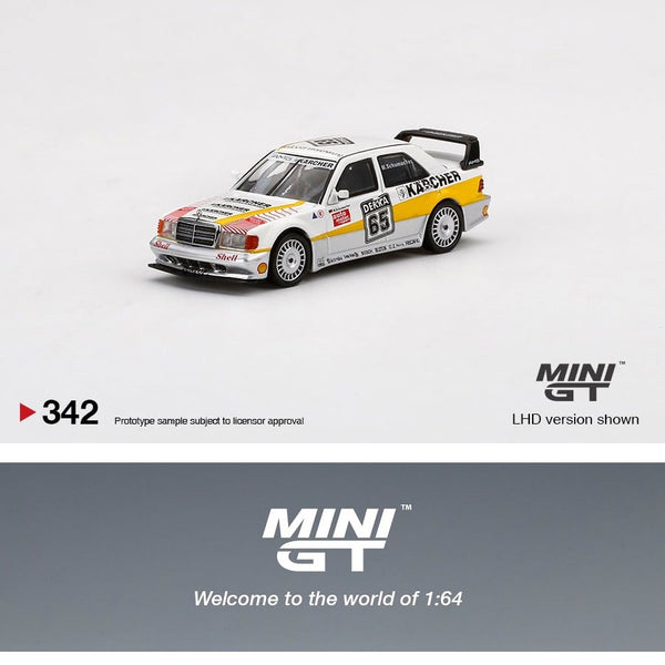 MINI GT 1/64 Mercedes-Benz 190E 2.5-16 Evolution II #65  AMG Motorenbau 1990 DTM LHD MGT00342-L