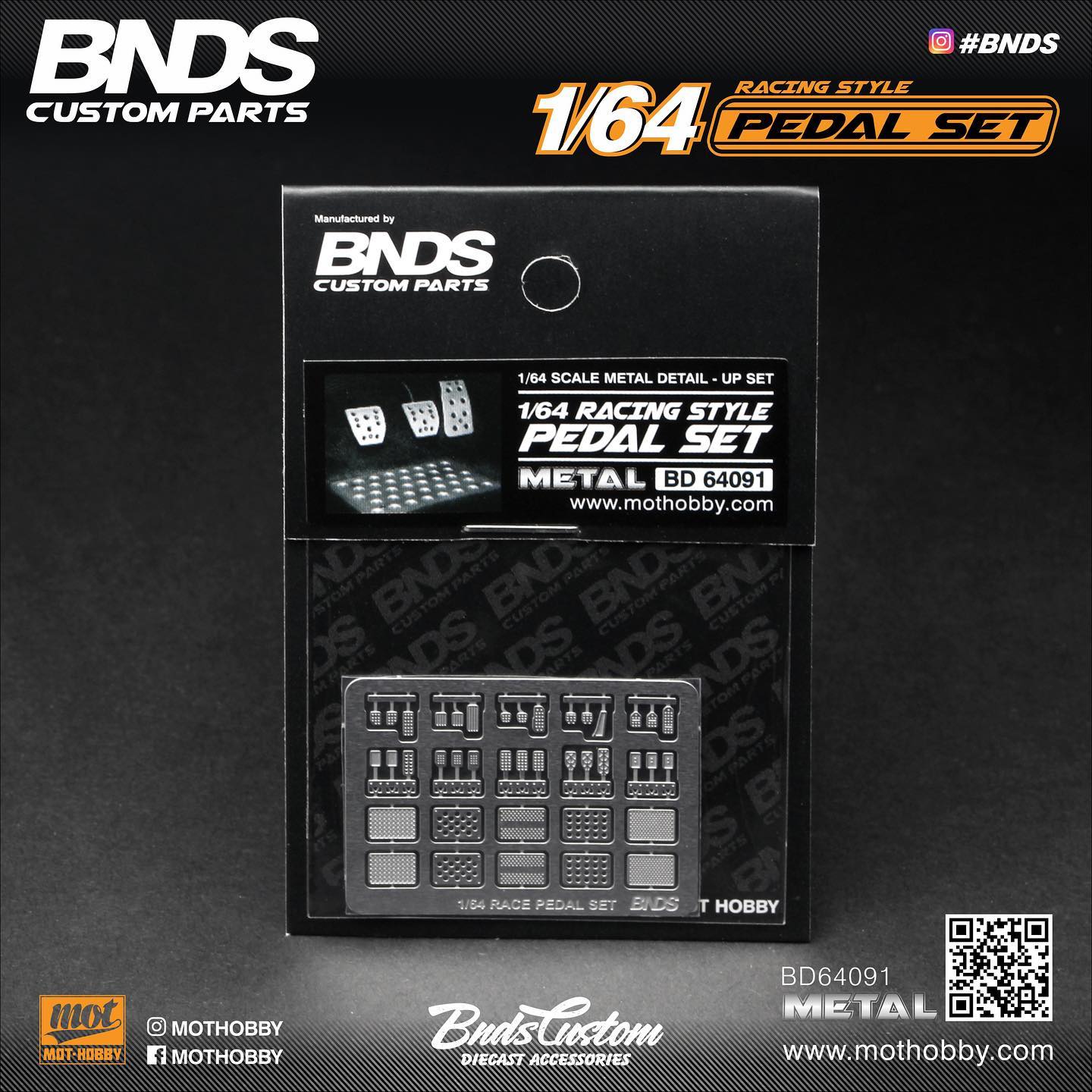 BNDS 1/64 Pedal Set (BD64091)