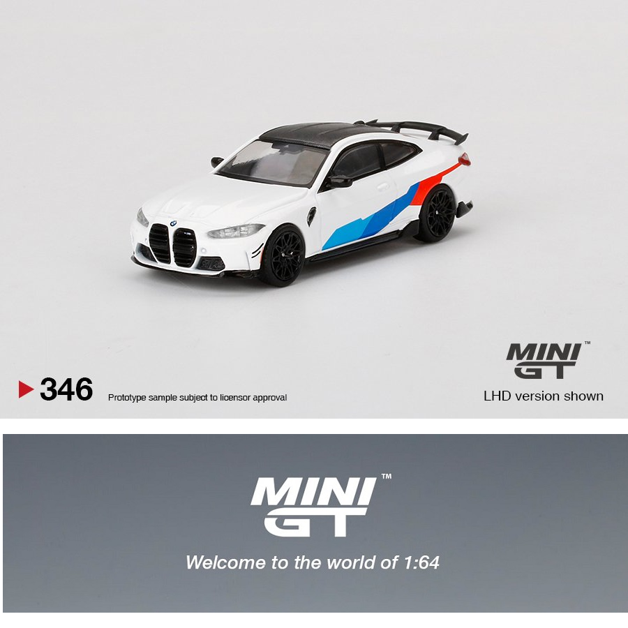 MINI GT 1/64 BMW M4 M-Performance (G82) Alpine White LHD MGT00346-L