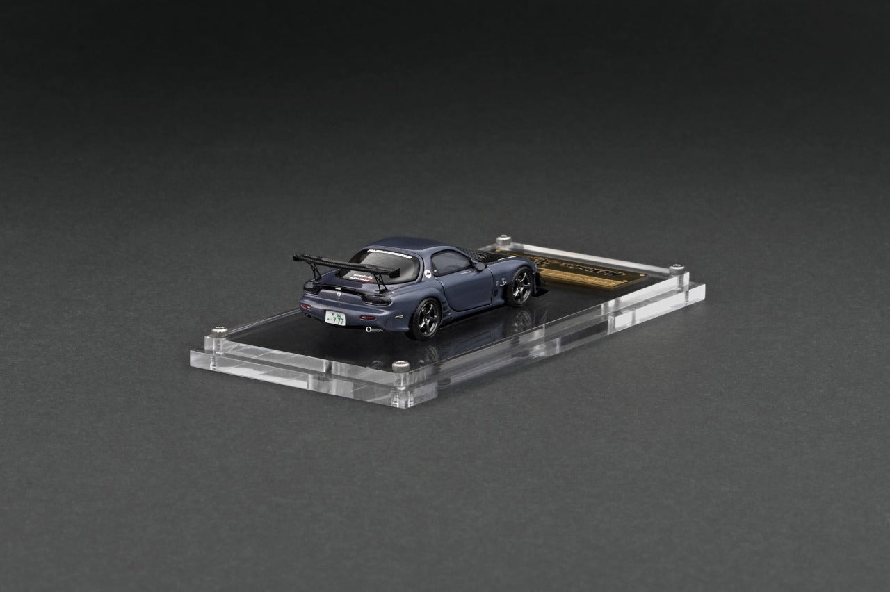 PREORDER Ignition Model 1/64 HIGH-END RESIN MODEL FEED RX-7 (FD3S) 魔王 Gun Metallic IG2724 (Approx. Release Date : Q4 2022 to Q1 2023 subject to manufacturer's final decision)
