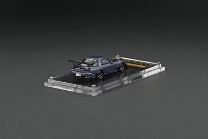 PREORDER Ignition Model 1/64 HIGH-END RESIN MODEL FEED RX-7 (FD3S) 魔王 Gun Metallic IG2724 (Approx. Release Date : Q4 2022 to Q1 2023 subject to manufacturer's final decision)
