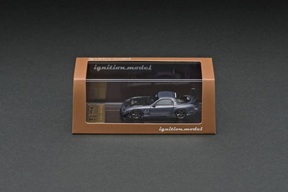 PREORDER Ignition Model 1/64 HIGH-END RESIN MODEL FEED RX-7 (FD3S) 魔王 Gun Metallic IG2724 (Approx. Release Date : Q4 2022 to Q1 2023 subject to manufacturer's final decision)