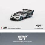 MINI GT 1/64 Bugatti Vision Gran Turismo Silver LHD MGT00369-L