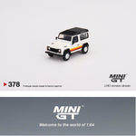 MINI GT 1/64 Land Rover Defender 90 Wagon White RHD MGT00378-R