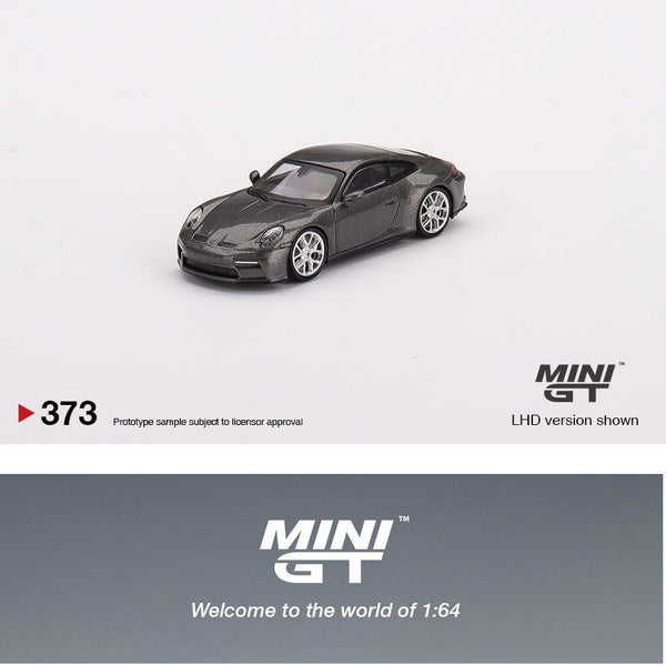 MINI GT 1/64 Porsche 911 (992) GT3 Touring Agate Grey Metallic RHD MGT00373-R