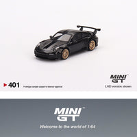 MINI GT 1/64 Porsche 911(991) GT2 RS Weissach Package Black LHD MGT00401-L