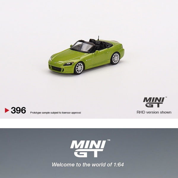 MINI GT 1/64 Honda S2000 (AP2) Lime Green Metallic LHD MGT00396-L