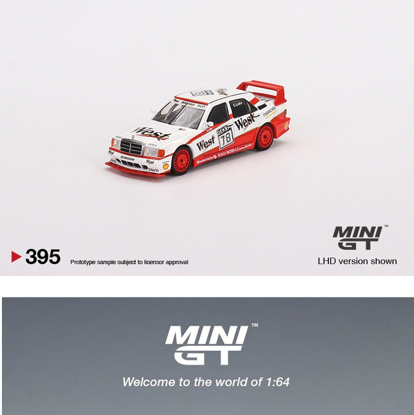 MINI GT 1/64 Mercedes-Benz 190E 2.5 16 Evolution II 1991 DTM #78 Lohr LHD MGT00395-L