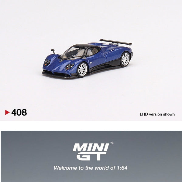 MINI GT 1/64 Pagani Zonda F Blu Argentina LHD MGT00408-L
