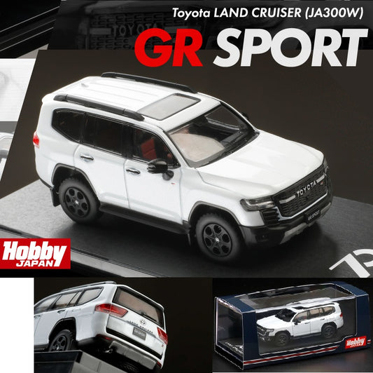 HOBBY JAPAN 1/64 Toyota LAND CRUISER (JA300W) GR SPORT White Pearl HJ641050BWR