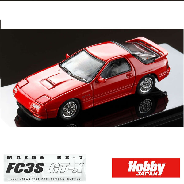 HOBBY JAPAN 1/64 MAZDA RX-7 FC3S GT-X Red HJ641043R