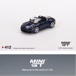 MINI GT 1/64 Porsche 911 Targa 4S Gentian Blue Metallic LHD MGT00412-L