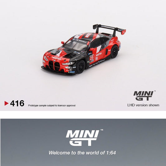 MINI GT 1/64 BMW M4 GT3 #25 BMW Team RLL 2022 IMSA Daytona 24 Hrs LHD MGT00416-L