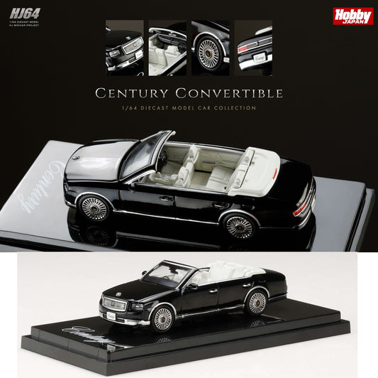 HOBBY JAPAN 1/64  Toyota CENTURY GRMN Convertible Black HJ643019CBK