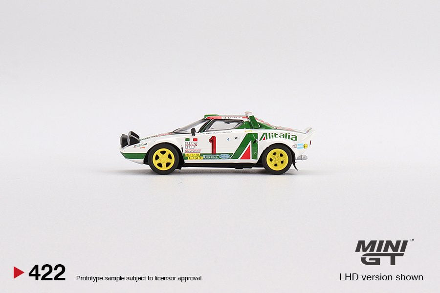 MINI GT 1/64 Lancia Stratos HF 1977 Rally MonteCarlo Winner #1 LHD MGT00422-L