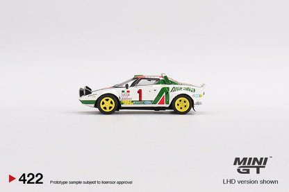 MINI GT 1/64 Lancia Stratos HF 1977 Rally MonteCarlo Winner #1 LHD MGT00422-L