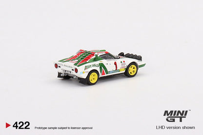 MINI GT 1/64 Lancia Stratos HF 1977 Rally MonteCarlo Winner #1 LHD MGT00422-L