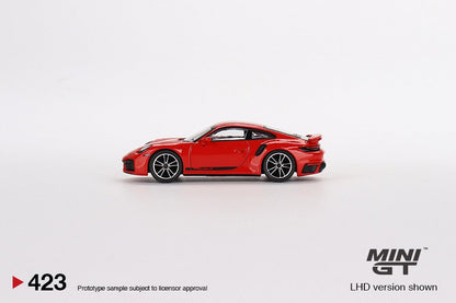 MINI GT 1/64 Porsche 911 Turbo S Guards Red LHD MGT00423-L