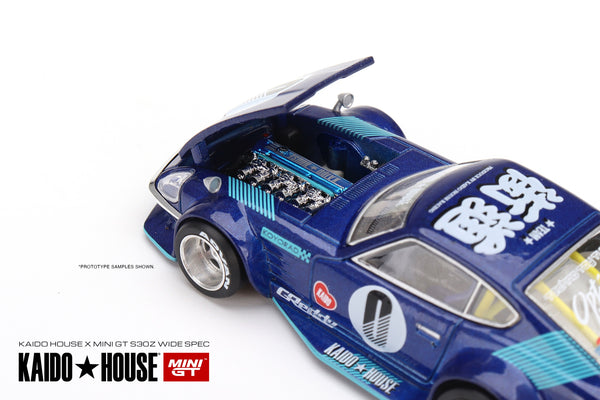 MINI GT x Kaido House 1/64 Datsun KAIDO Fairlady Z Blue RHD 