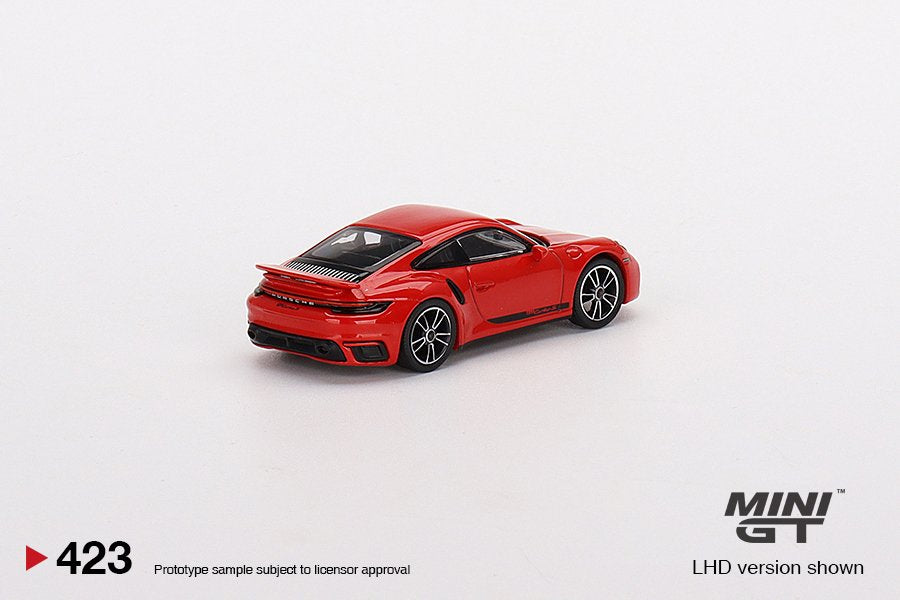 MINI GT 1/64 Porsche 911 Turbo S Guards Red LHD MGT00423-L