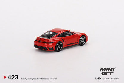 MINI GT 1/64 Porsche 911 Turbo S Guards Red LHD MGT00423-L