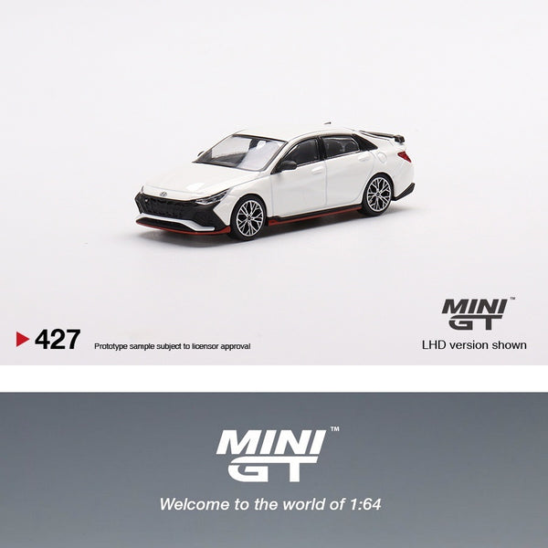 MINI GT 1/64 Hyundai Elantra N Ceramic White LHD MGT00427-L