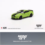 MINI GT 1/64 LB-WORKS Ford Mustang Grabber Lime LHD MGT00426-L
