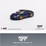 MINI GT 1/64 Porsche 911 (992) GT3 Touring Gentian Blue Metallic LHD MGT00405-L