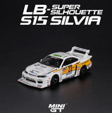 MINI GT 1/64 LB-Super Silhouette Nissan S15 SILVIA #23 2021 Formula Drift Japan MGT00434-R