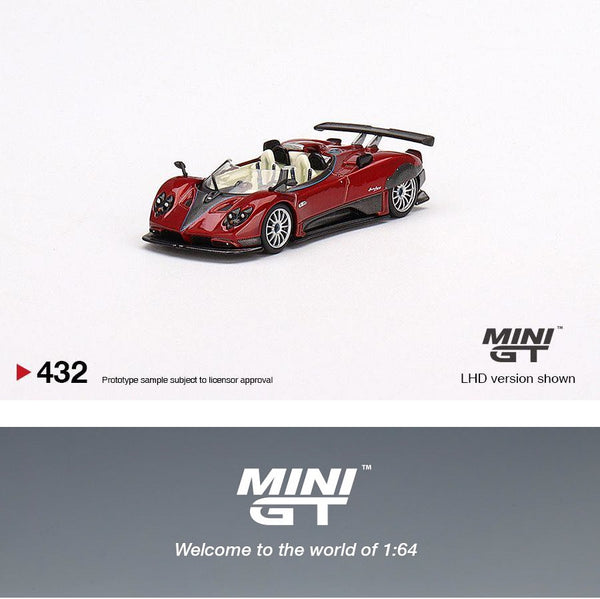 MINI GT 1/64 Pagani Zonda HP Barchetta Rosso Dubai MGT00432-L