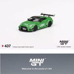 MINI GT 1/64 LB-Silhouette WORKS GT NISSAN 35GT-RR Ver.2 Apple Green MGT00437-L
