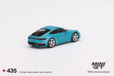 MINI GT 1/64 Porsche 911 (992) Carrera S Miami Blue MGT00435-L