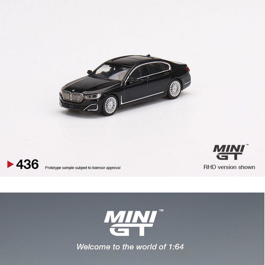MINI GT 1/64 BMW 750Li xDrive Black Sapphire MGT00436-L