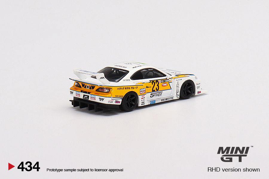 MINI GT 1/64 LB-Super Silhouette Nissan S15 SILVIA #23 2021 Formula Drift Japan MGT00434-R